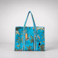 Thari Quilted Cotton Tote Bag - Jungle Safari Print Versatile Carry-All