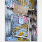 Thari Quilted Cotton Tote Bag - Multi Leopard Print Versatile Carry-All