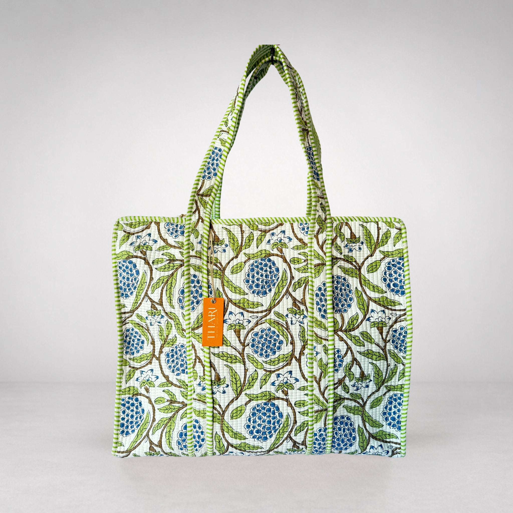 Morning Dew Garden Print Tote Bag
