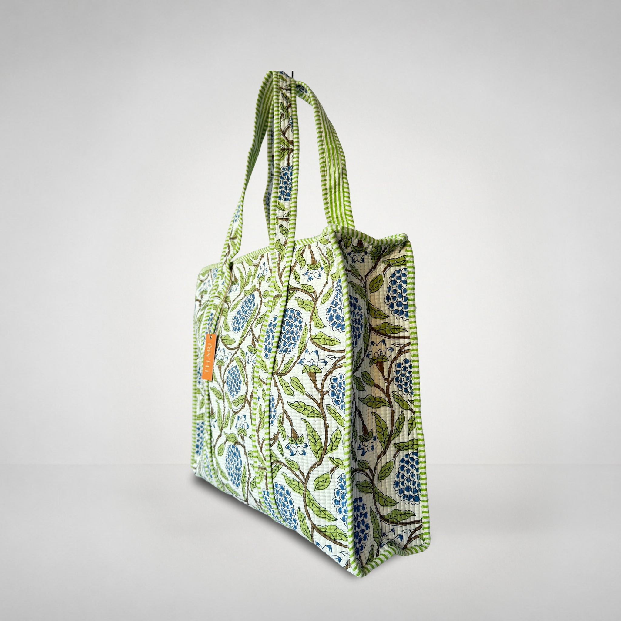 Morning Dew Garden Print Tote Bag