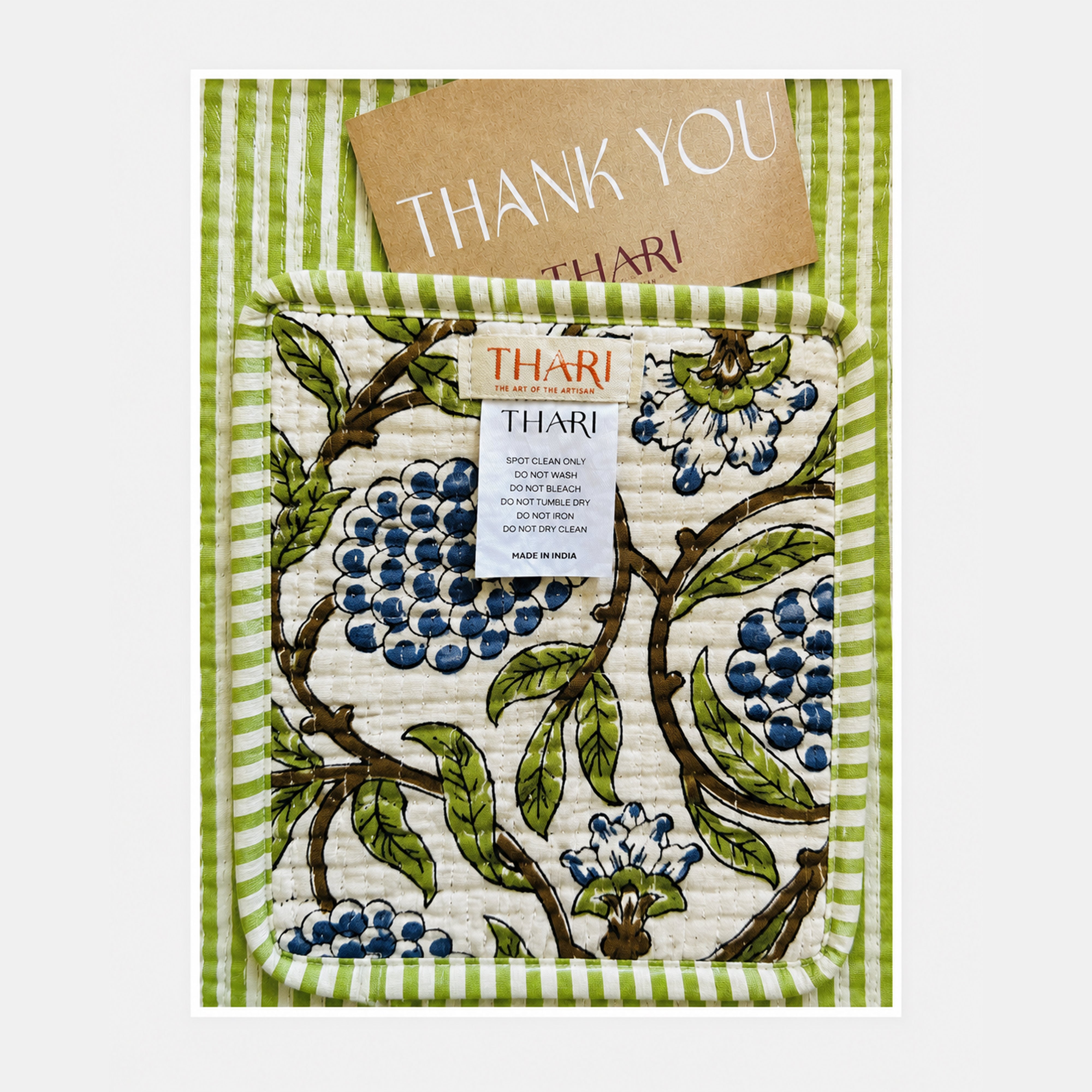 Morning Dew Garden Print Tote Bag