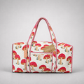 Thari Quilted Cotton Duffle Bag - Mushroom Print Weekender Travel Bag