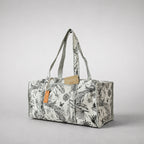 Thari Quilted Cotton Duffle Bag - Heritage Wildlife Print Artisanal Travel Bag