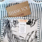 Thari Quilted Cotton Duffle Bag - Heritage Wildlife Print Artisanal Travel Bag
