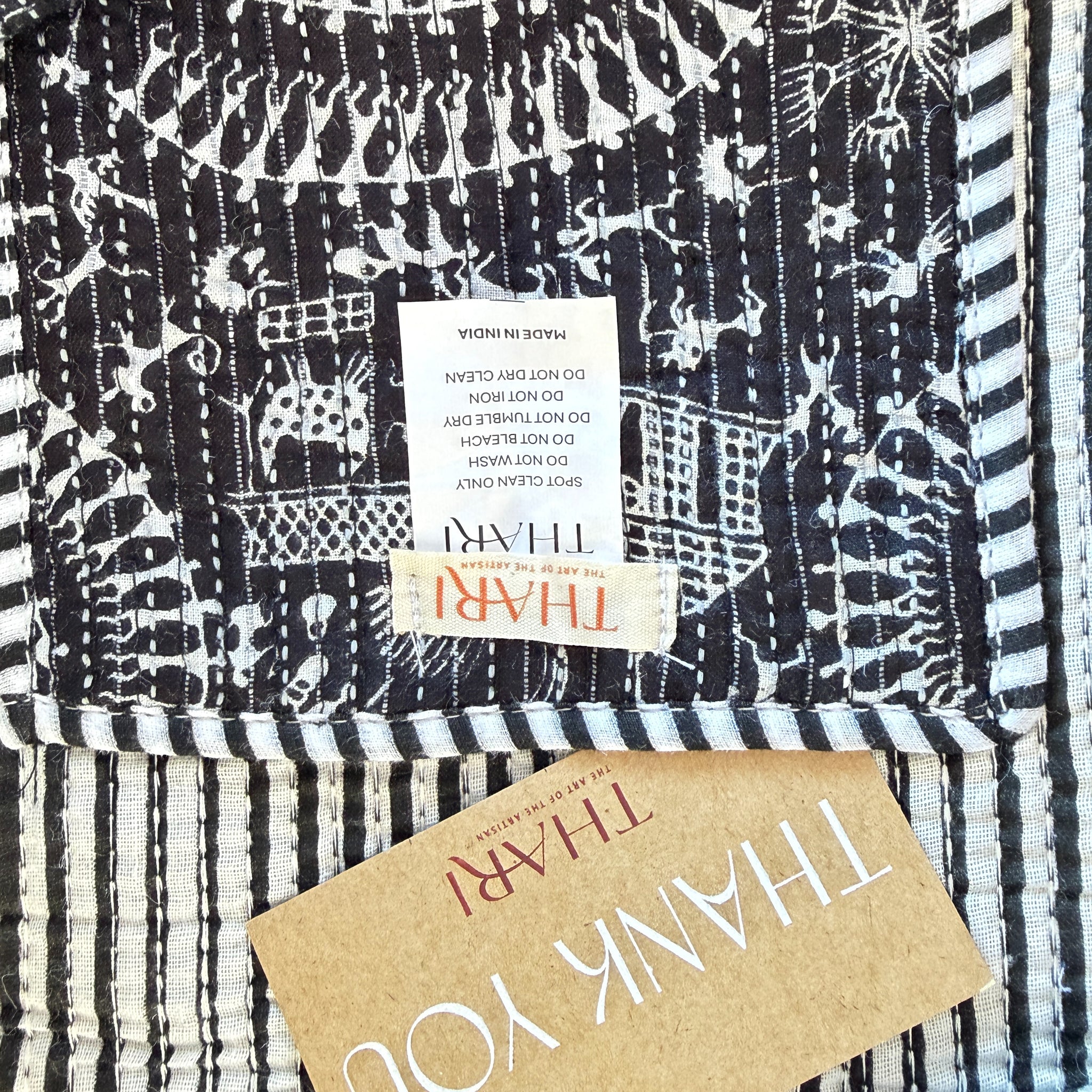 Black Heritage Print Overnight Bag