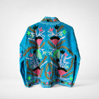 The Thari Hand-Embroidered Velvet Suzani Blazer