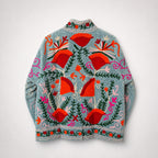 The Thari Hand-Embroidered Velvet Suzani Blazer