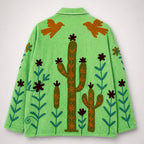 The Thari Hand-Embroidered Velvet Suzani Blazer