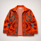 The Thari Hand-Embroidered Velvet Suzani Blazer