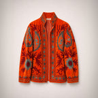The Thari Hand-Embroidered Velvet Suzani Blazer