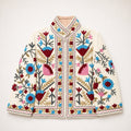 The Thari Hand-Embroidered Velvet Suzani Blazer
