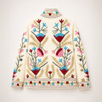 The Thari Hand-Embroidered Velvet Suzani Blazer