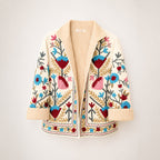 The Thari Hand-Embroidered Velvet Suzani Blazer