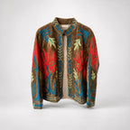 The Thari Hand-Embroidered Velvet Suzani Blazer