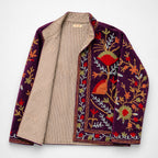 The Thari Hand-Embroidered Velvet Suzani Blazer