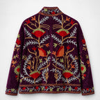 The Thari Hand-Embroidered Velvet Suzani Blazer