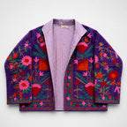 The Thari Hand-Embroidered Velvet Suzani Blazer