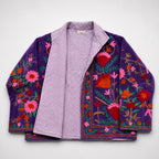 The Thari Hand-Embroidered Velvet Suzani Blazer