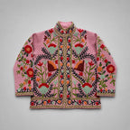 The Thari Hand-Embroidered Cotton Suzani Jacket