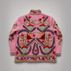 The Thari Hand-Embroidered Cotton Suzani Jacket