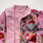 The Thari Hand-Embroidered Cotton Suzani Jacket