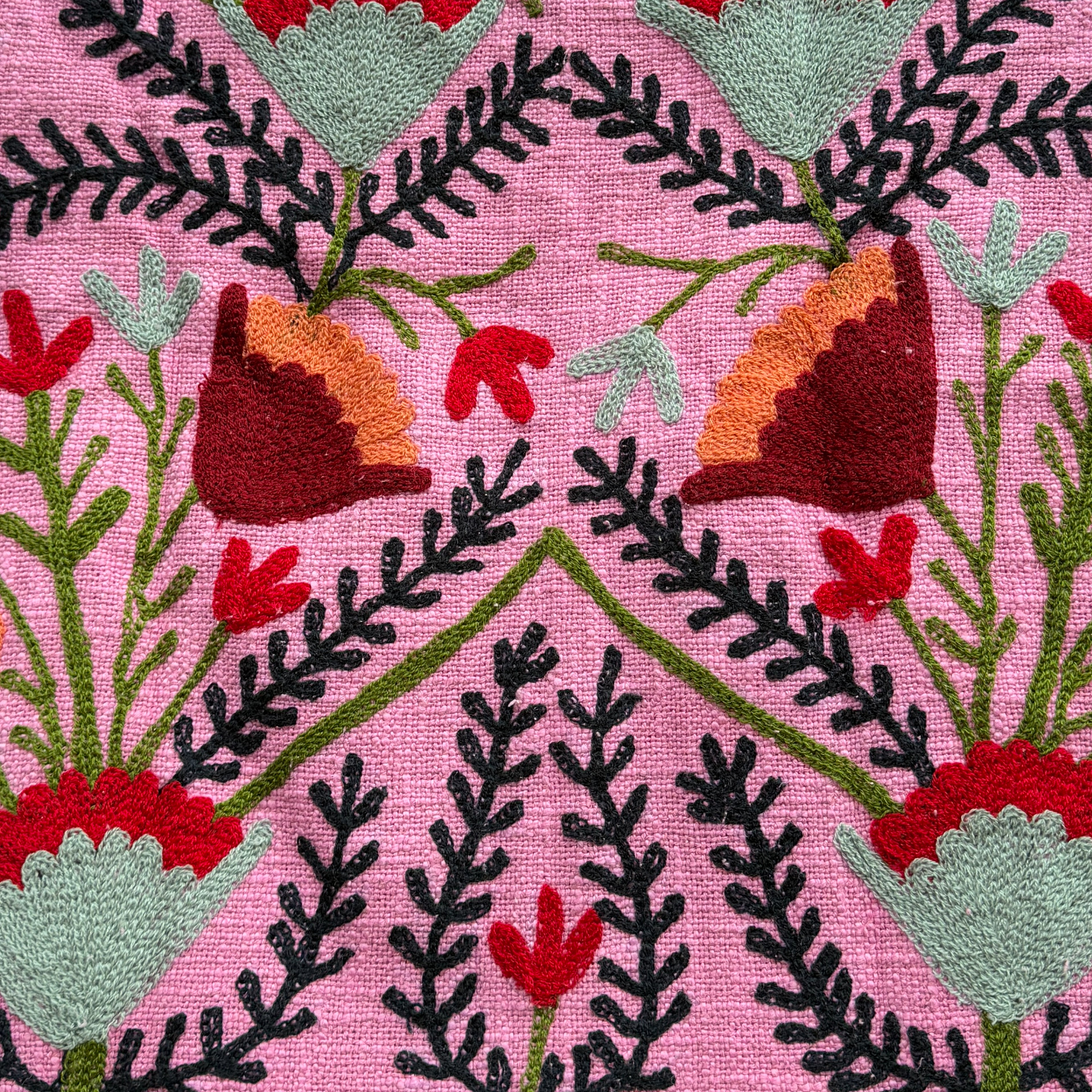 The Thari Hand-Embroidered Cotton Suzani Jacket