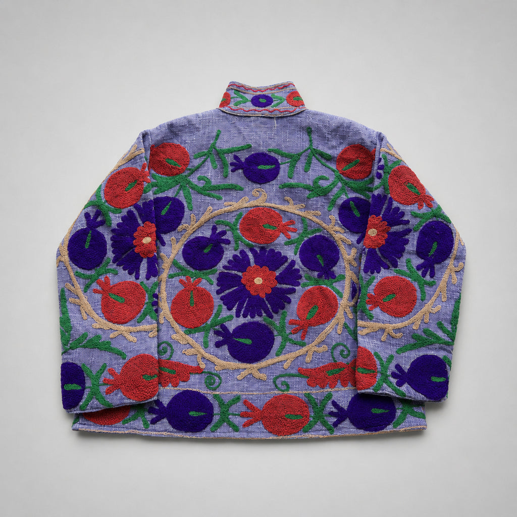 The Thari Hand-Embroidered Cotton Suzani Jacket