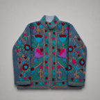 The Thari Hand-Embroidered Cotton Suzani Jacket