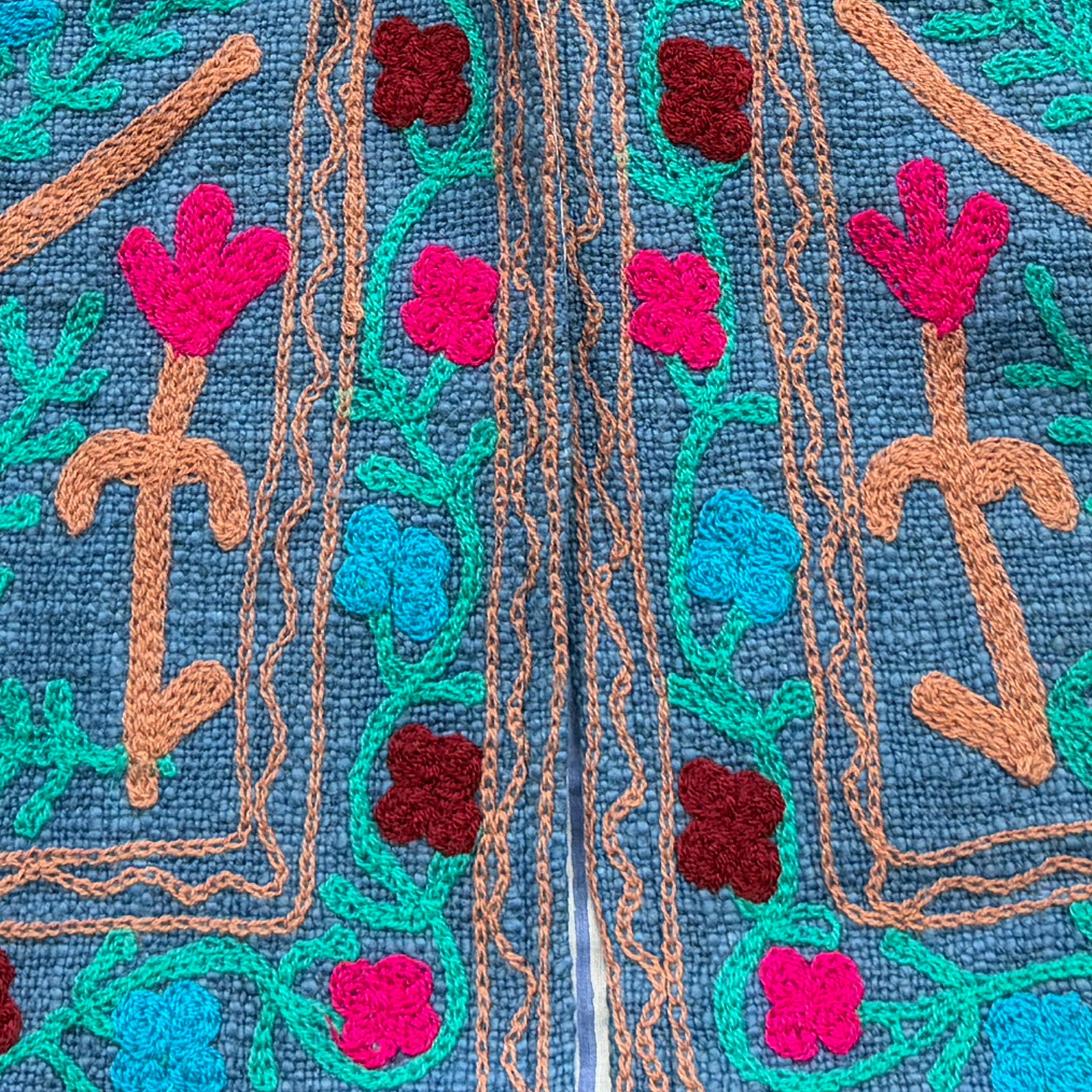 The Thari Hand-Embroidered Cotton Suzani Jacket