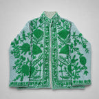 The Thari Hand-Embroidered Cotton Suzani Jacket combo