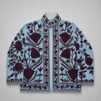 The Thari Hand-Embroidered Cotton Suzani Jacket combo