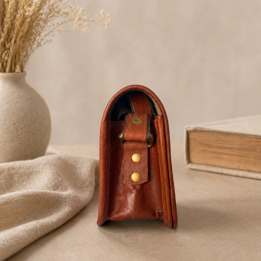 Thari Leather Crossbody Bag