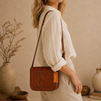 Thari Leather Crossbody Bag