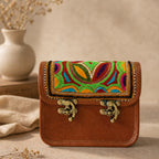 Thari Leather Crossbody Bag