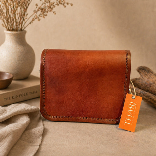 Thari Leather Crossbody Bag
