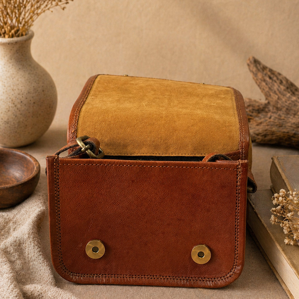 Thari Leather Crossbody Bag