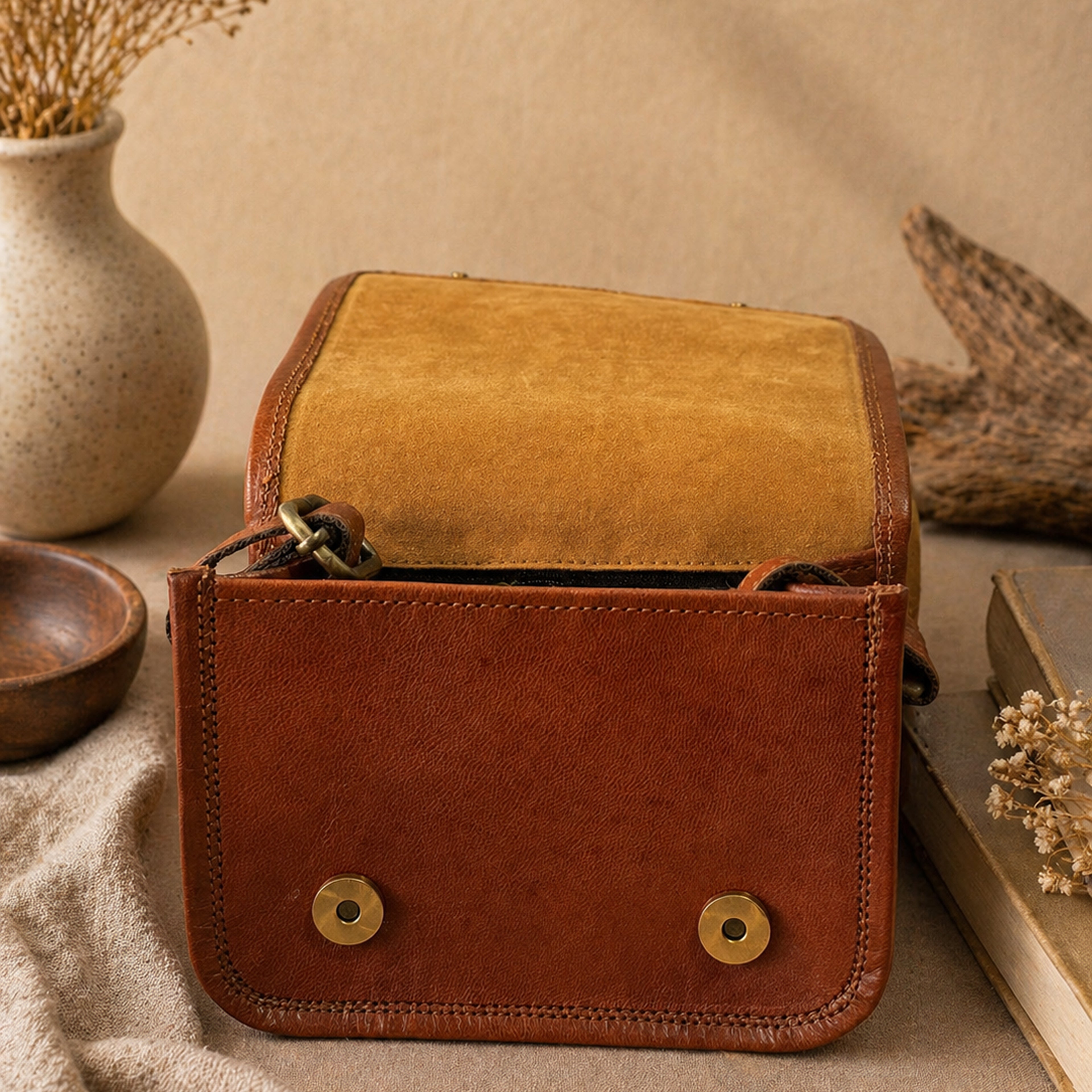 Thari Leather Crossbody Bag